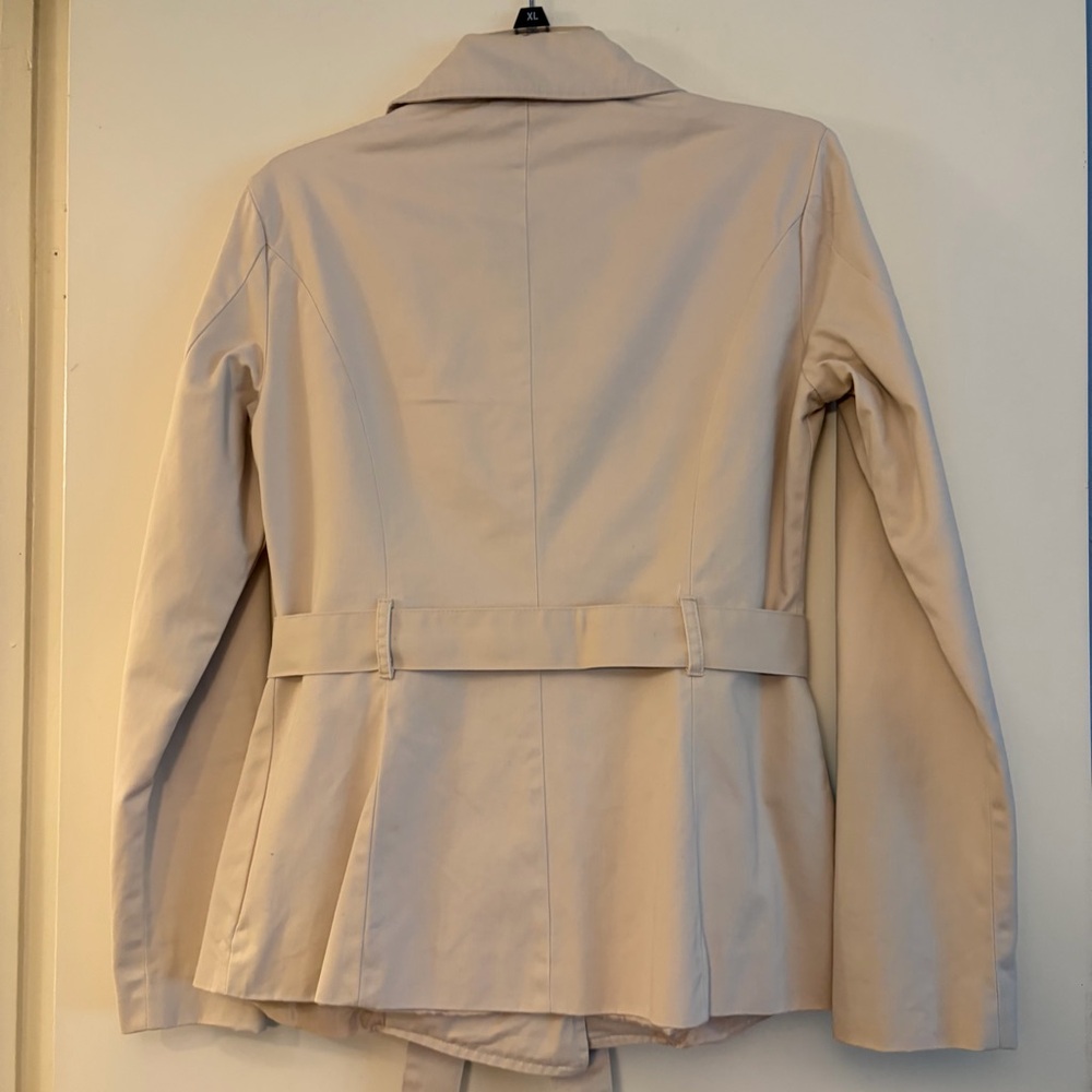 3 for $25! Terranova Women's Beige Trench Coat, size Medium - Picture 5 of 9